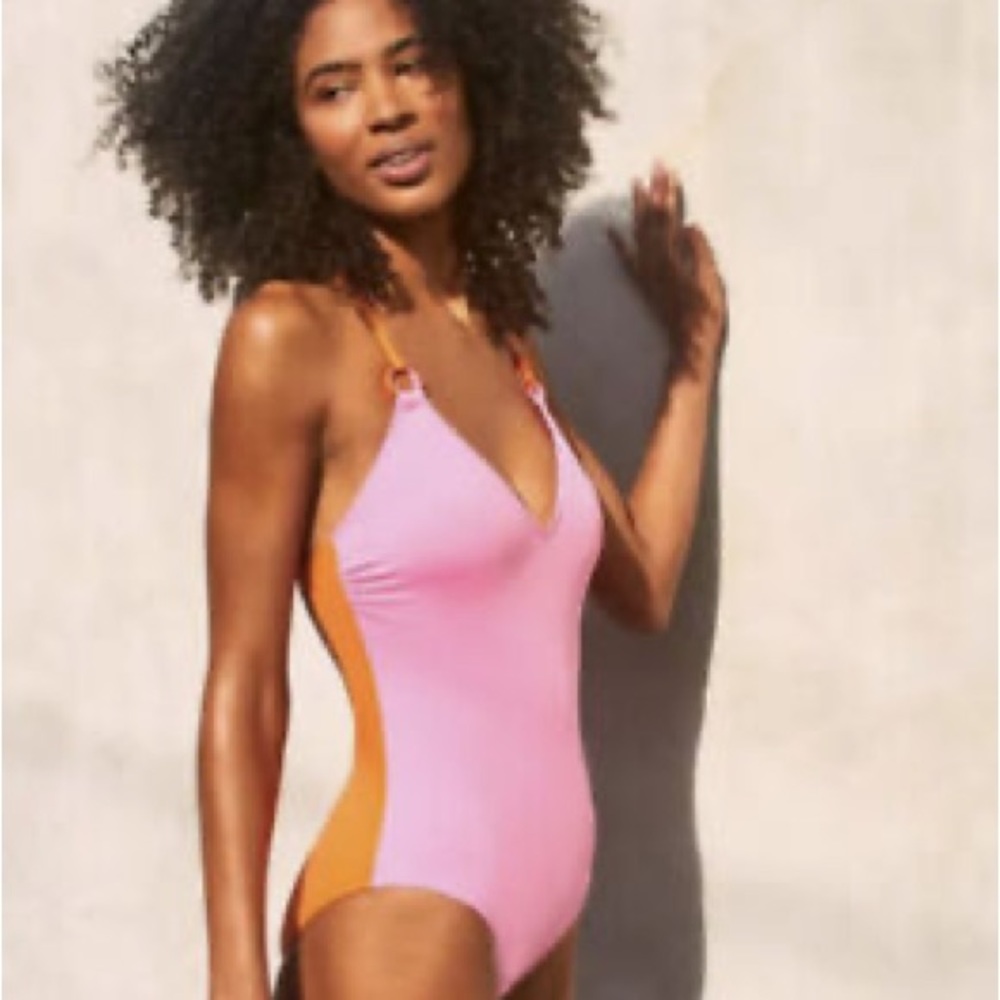 NWT Kate Spade Surf Pink One Piece Swimsuit